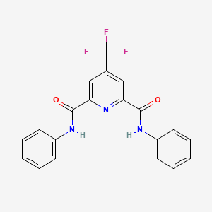 N2,N6-diphenyl-4-(trifluoromethyl)pyridine-2,6-dicarboxamide