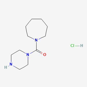 molecular formula C11H22ClN3O B3080841 Azepan-1-yl-piperazin-1-yl-methanone Hydrochloride CAS No. 1092729-39-9