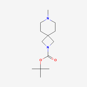 B3080869 2,7-Diazaspiro[3.5]nonane-2-carboxylic acid, 7-methyl-, 1,1-dimethylethyl ester CAS No. 1093066-77-3