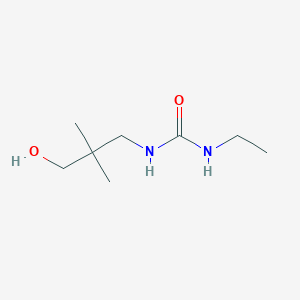 molecular formula C8H18N2O2 B3080895 1-Ethyl-3-(3-hydroxy-2,2-dimethylpropyl)urea CAS No. 1093206-28-0