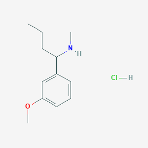[1-(3-Methoxyphenyl)butyl]methylamine hydrochloride