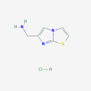 Imidazo[2,1-b][1,3]thiazol-6-ylmethanamine hydrochloride