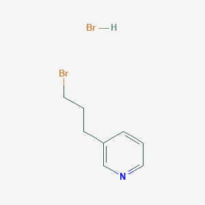 molecular formula C8H11Br2N B030810 3-(3-Bromopropyl)pyridine hydrobromide CAS No. 41038-63-5