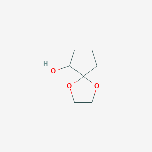 molecular formula C7H12O3 B3081033 1,4-Dioxaspiro[4.4]nonan-6-ol CAS No. 109459-50-9