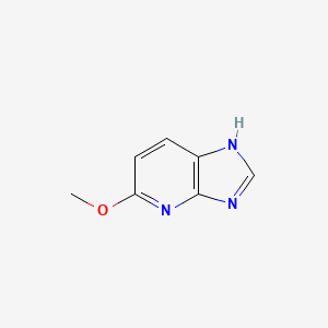 molecular formula C7H7N3O B3081138 5-methoxy-1H-imidazo[4,5-b]pyridine CAS No. 1096666-10-2
