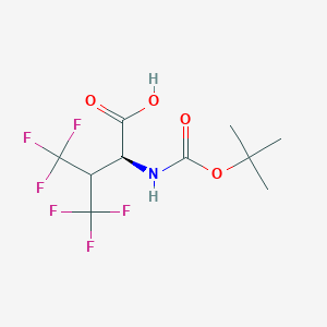 molecular formula C10H13F6NO4 B3081246 n-Boc-hexafluorovaline CAS No. 1098184-03-2