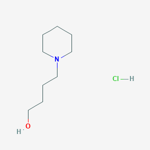 molecular formula C9H20ClNO B3081297 4-(1-Piperidinyl)-1-butanol hydrochloride CAS No. 109967-02-4