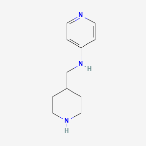 molecular formula C11H17N3 B3081366 N-(4-Piperidylmethyl)pyridin-4-amine CAS No. 110105-91-4