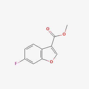 molecular formula C10H7FO3 B3081467 Methyl 6-fluoro-1-benzofuran-3-carboxylate CAS No. 1103768-31-5