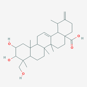 molecular formula C30H46O5 B030816 Actinidic Acid CAS No. 341971-45-7