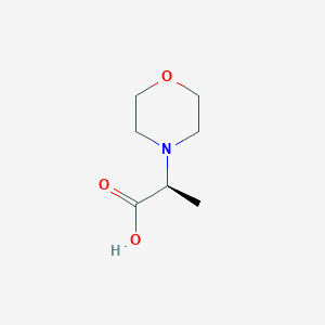 molecular formula C7H13NO3 B3081629 (S)-2-Morpholin-4-yl-propionic acid CAS No. 110582-65-5