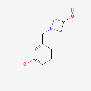 molecular formula C11H15NO2 B3081759 1-[(3-Methoxyphenyl)methyl]azetidin-3-ol CAS No. 111043-53-9