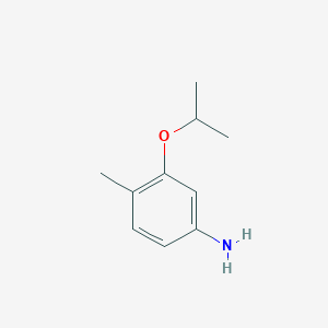 molecular formula C10H15NO B3081810 4-Methyl-3-(propan-2-yloxy)aniline CAS No. 111185-05-8