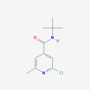 molecular formula C11H15ClN2O B3081824 N-(tert-Butyl)-2-chloro-6-methylisonicotinamide CAS No. 1112181-60-8