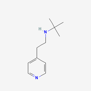 molecular formula C11H18N2 B3082071 N-(tert-butyl)-N-(2-pyridin-4-ylethyl)amine CAS No. 1119450-34-8