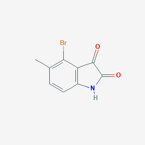 molecular formula C9H6BrNO2 B030822 4-Bromo-5-methylisatin CAS No. 147149-84-6