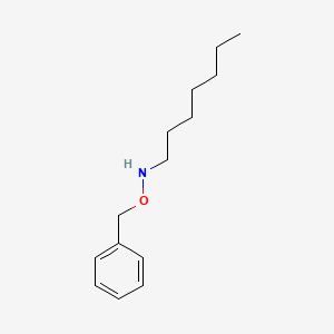 molecular formula C14H23NO B3082291 (Benzyloxy)(heptyl)amine CAS No. 112151-61-8