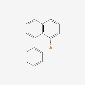 molecular formula C16H11B B3082296 1-Bromo-8-phenylnaphthalene CAS No. 1121545-24-1