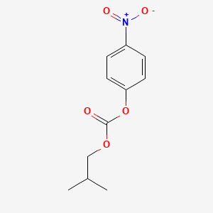 molecular formula C11H13NO5 B3082340 Carbonic acid isobutyl ester 4-nitrophenyl ester CAS No. 112240-73-0