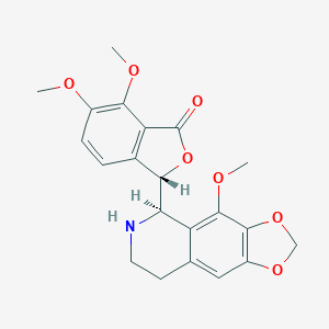 molecular formula C21H21NO7 B030841 Norgnoscopine CAS No. 36017-64-8