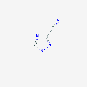 molecular formula C4H4N4 B3084790 1-methyl-1H-1,2,4-triazole-3-carbonitrile CAS No. 1142927-05-6