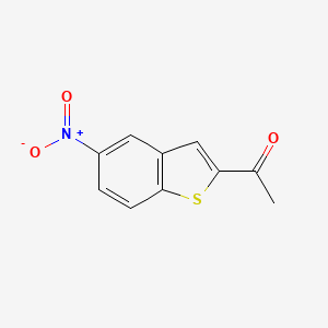molecular formula C10H7NO3S B3084805 2-Acetyl 5-nitro benzothiophene CAS No. 114305-93-0
