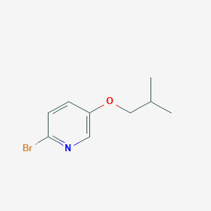 molecular formula C9H12BrNO B3084834 2-Bromo-5-(2-methylpropoxy)pyridine CAS No. 1144110-17-7