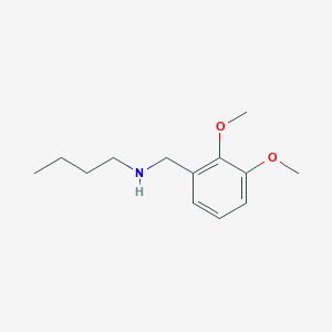 molecular formula C13H21NO2 B3084841 Butyl[(2,3-dimethoxyphenyl)methyl]amine CAS No. 114413-73-9