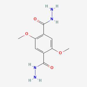 molecular formula C10H14N4O4 B3084889 2,5-Dimethoxyterephthalohydrazide CAS No. 114503-42-3