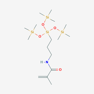 2-methyl-N-[3-tris(trimethylsilyloxy)silylpropyl]prop-2-enamide
