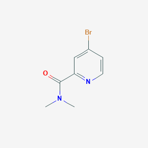 molecular formula C8H9BrN2O B3085298 4-bromo-N,N-dimethylpyridine-2-carboxamide CAS No. 1153327-12-8