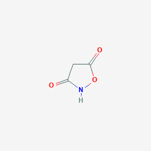 molecular formula C3H3NO3 B3085304 isoxazolidine-3,5-dione CAS No. 115344-44-0