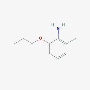 molecular formula C10H15NO B3085381 2-Methyl-6-propoxyaniline CAS No. 1154910-84-5