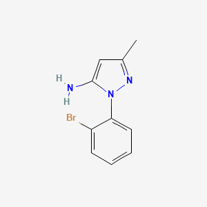 1-(2-Bromophenyl)-3-methyl-1H-pyrazol-5-amine