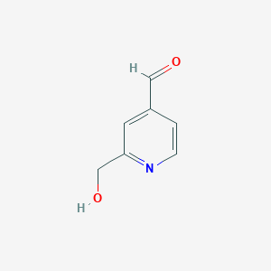 2-(Hydroxymethyl)isonicotinaldehyde