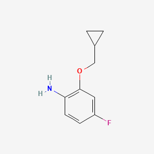 2-(Cyclopropylmethoxy)-4-fluoroaniline