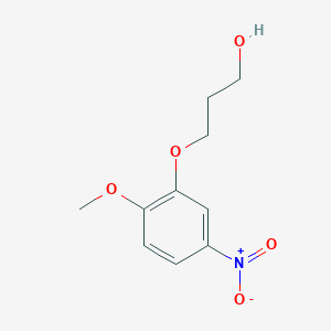 3-(2-Methoxy-5-nitrophenoxy)propan-1-ol