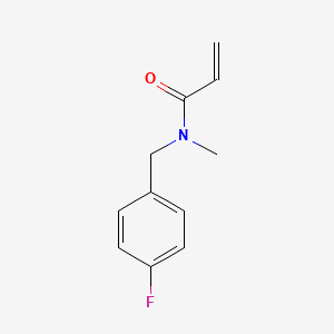 N-[(4-fluorophenyl)methyl]-N-methylprop-2-enamide