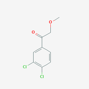 molecular formula C9H8Cl2O2 B3085534 1-(3,4-Dichlorophenyl)-2-methoxyethanone CAS No. 1157136-30-5