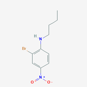 molecular formula C10H13BrN2O2 B3085550 2-Bromo-N-butyl-4-nitroaniline CAS No. 1157464-19-1