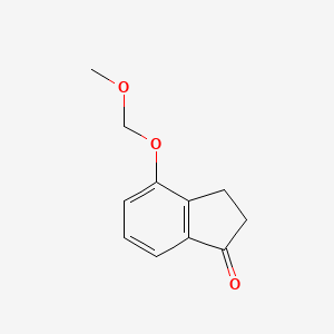 2,3-dihydro-4-(methoxymethoxy)-1H-inden-1-one