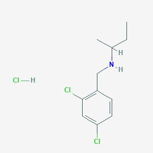 (Butan-2-yl)[(2,4-dichlorophenyl)methyl]amine hydrochloride