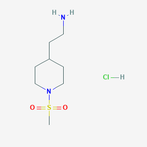 2-(1-Methanesulfonyl-piperidin-4-yl)-ethylamine hydrochloride