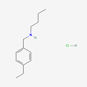 B3085730 Butyl[(4-ethylphenyl)methyl]amine hydrochloride CAS No. 1158295-87-4