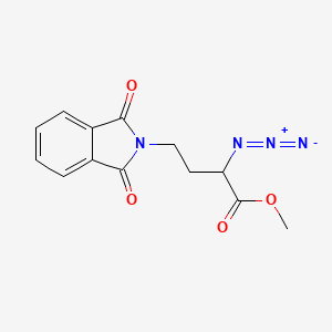 methyl 2-azido-4-(1,3-dioxo-1,3-dihydro-2H-isoindol-2-yl)butanoate