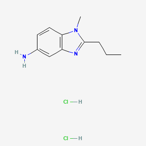 1-Methyl-2-propyl-1H-benzoimidazol-5-ylamine dihydrochloride