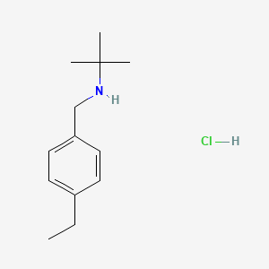 N-(4-Ethylbenzyl)-2-methyl-2-propanamine hydrochloride
