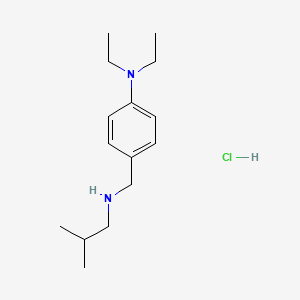 N,N-Diethyl-4-{[(2-methylpropyl)amino]methyl}aniline hydrochloride