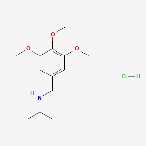(Propan-2-yl)[(3,4,5-trimethoxyphenyl)methyl]amine hydrochloride