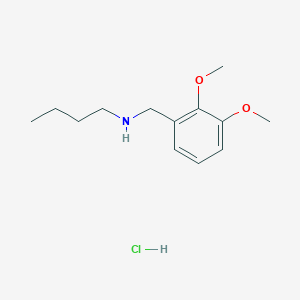 Butyl[(2,3-dimethoxyphenyl)methyl]amine hydrochloride